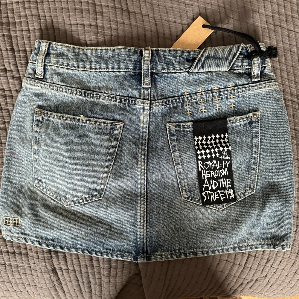 Ksubi Low Rider Mini Skirt Lovestruck